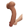 LoveToy SlidingSkin Gode Sliding Skin 27 x 6.5cm Marron